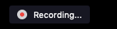 Recording icon